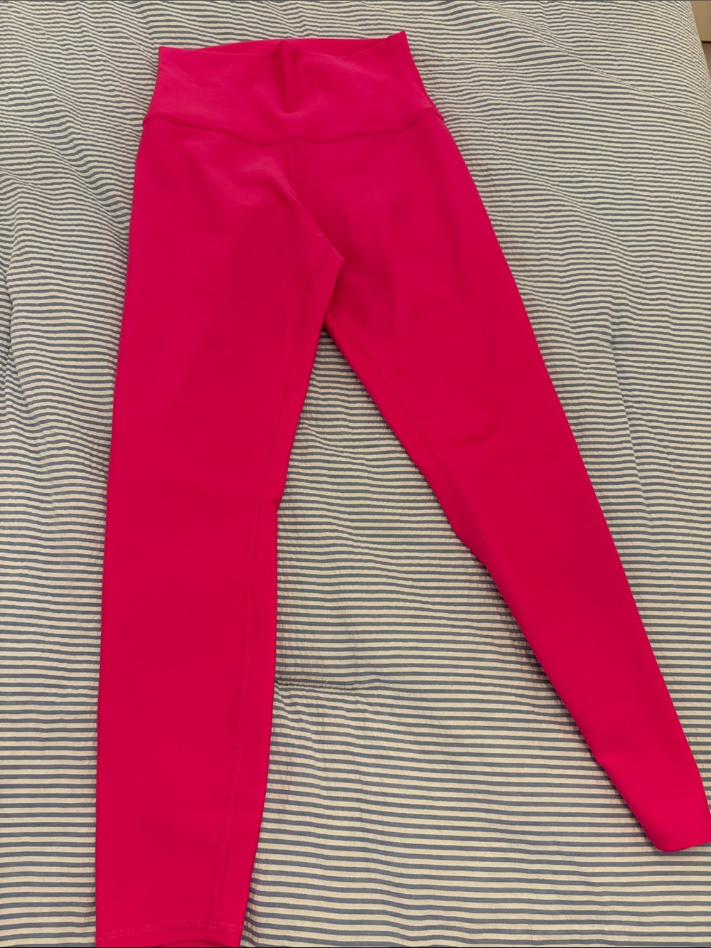 ALO Yoga Vibrant Pink High-Rise Leggings